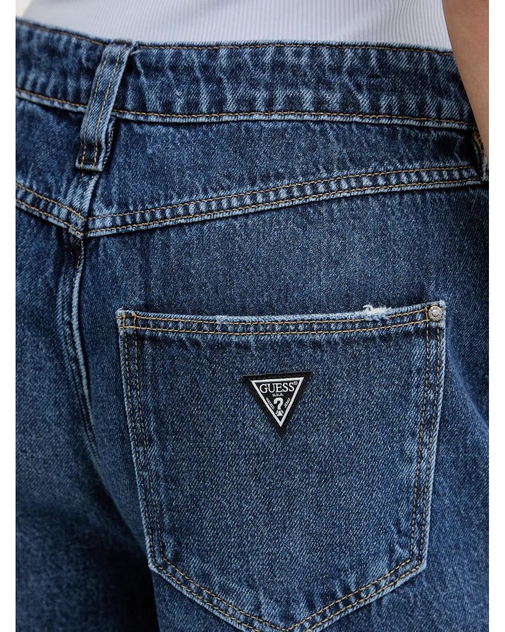 Guess Blue Bellagio Wide-Leg Jeans