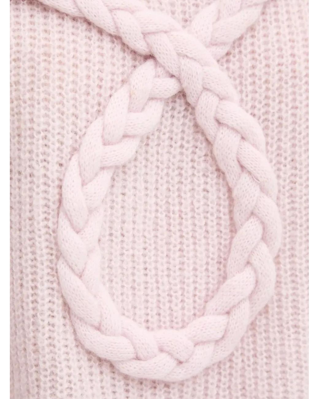 Munthe Blue Braided-Detail Sweater