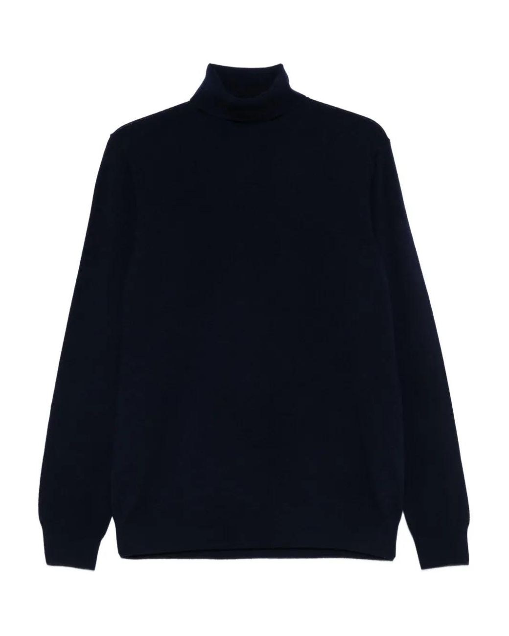 Della Ciana Blue Turtleneck Sweater for men