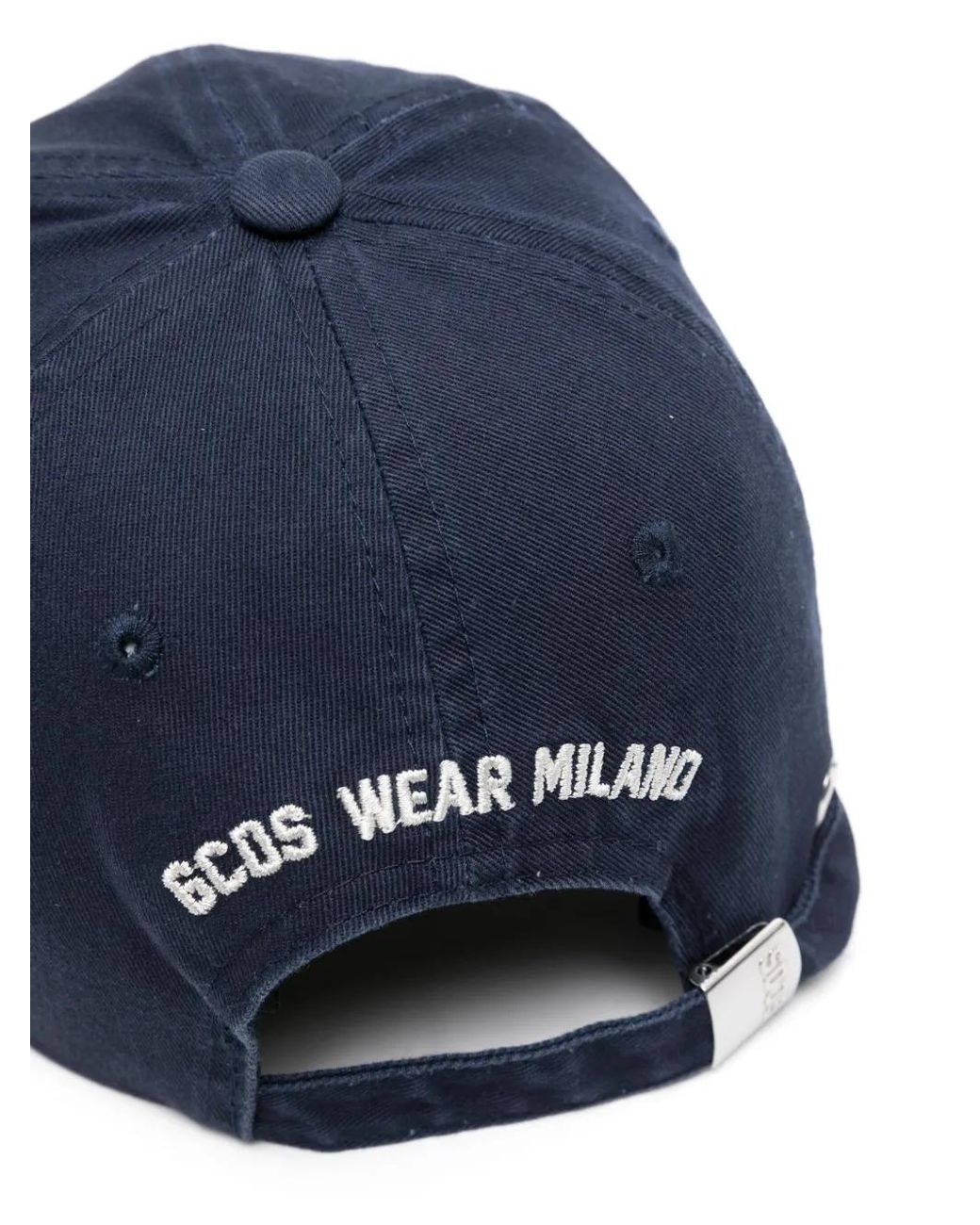 Gcds Blue Logo-Embroidered Baseball Cap