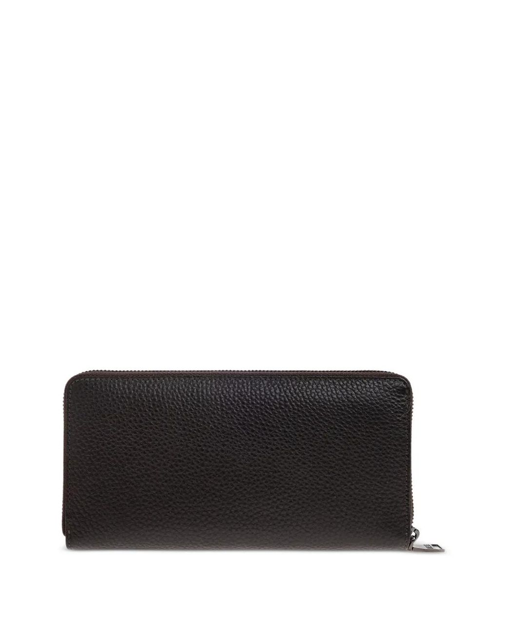 DIESEL Black Logo Zip Wallet for men