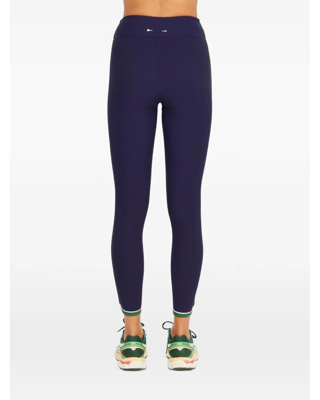 The Upside Blue Rhythm 25In Side-Stripe Leggings