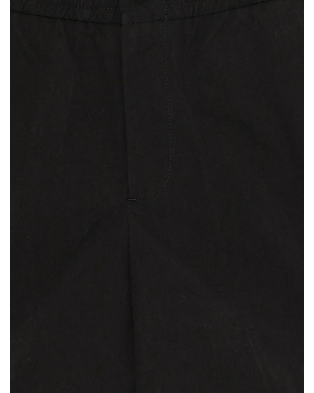 James Perse Black Elasticated Cotton Shorts