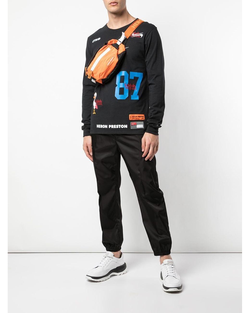 Nike×Heron Preston ゲームシャツ Men's Nike x Heron Preston Crossover Rugby Jersey Black CI2975-010