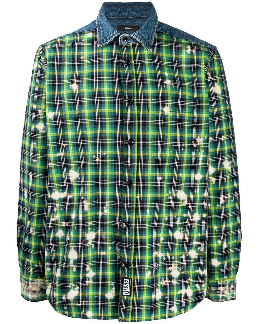 diesel green shirt