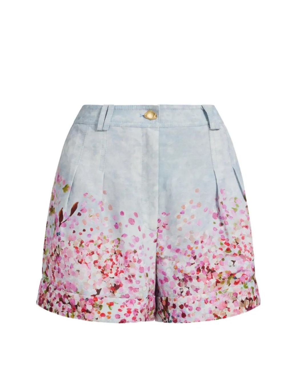 Aje. Blue Fragments Floral Print Shorts