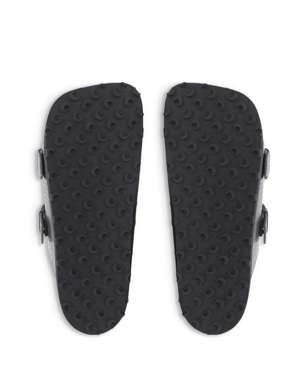 MARINE SERRE White Lizard-Print Sandals for men