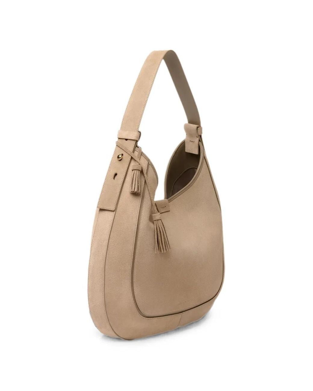 Fabiana Filippi Natural Tassel-Detail Shoulder Bag