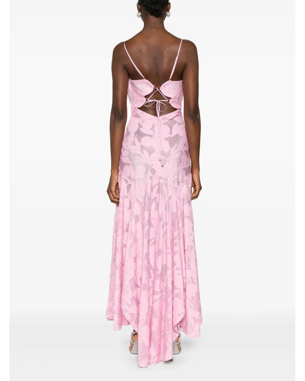 Maria Lucia Hohan Pink Kelsey Maxi Dress