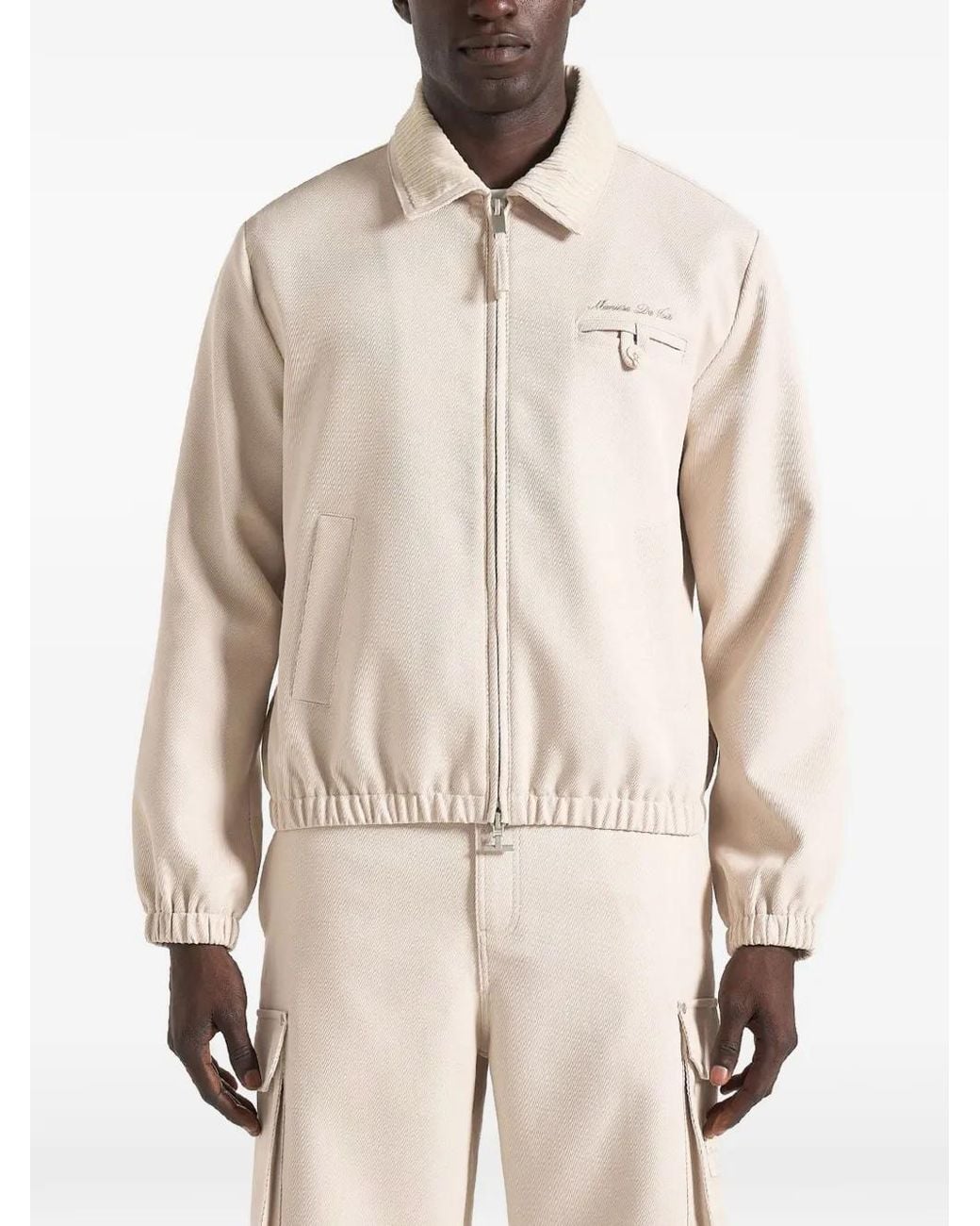 Manière De Voir Natural Kilian Twill Signature Jacket