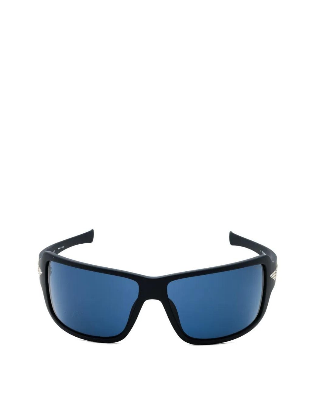 Police Blue Oversized-Frame Sunglasses for men