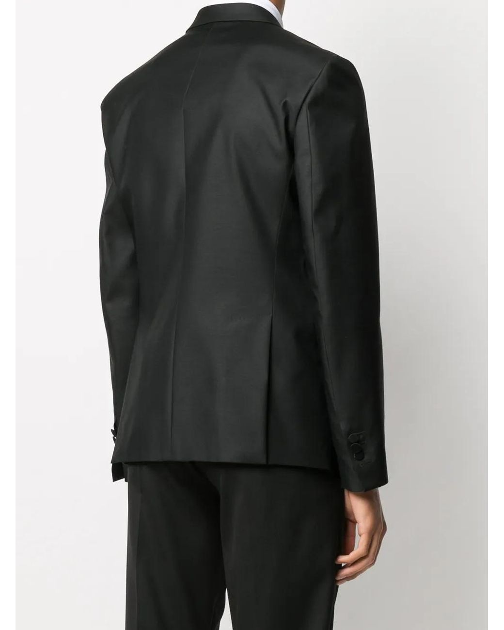 DSquared² Black Embroidered Logo Blazer for men