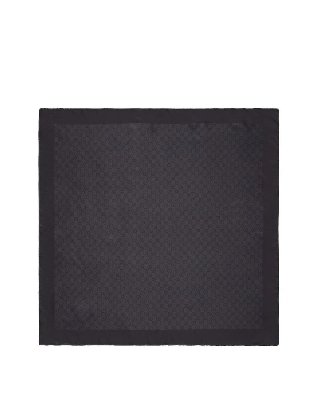 Gucci Black Gg-Print Square Scarf