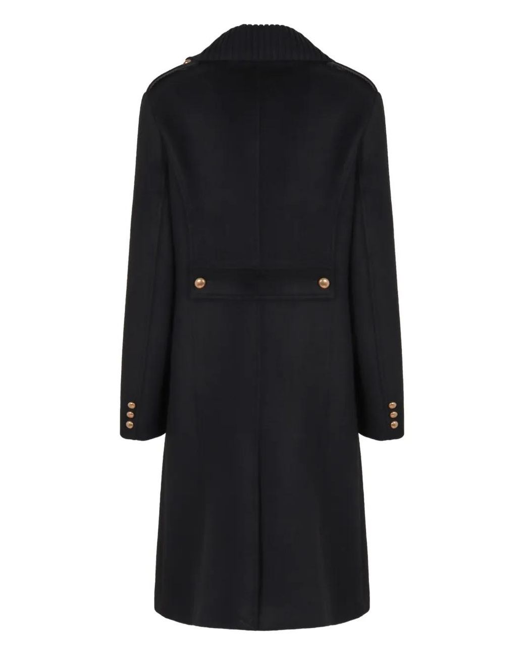 P.A.R.O.S.H. Black Double-Breasted Coats