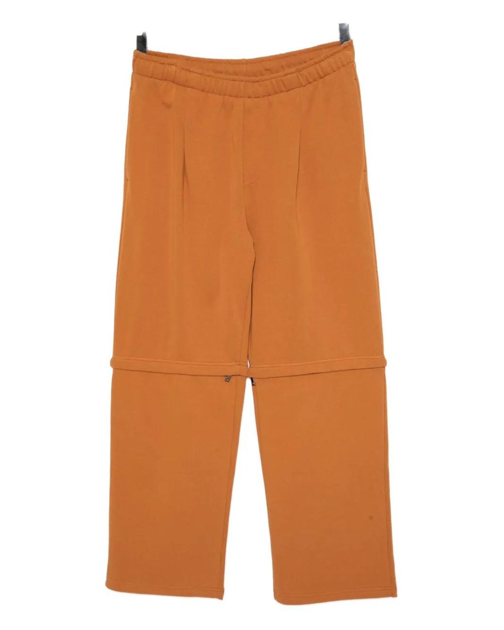 Qasimi Orange Double-Layered Track Pants for men