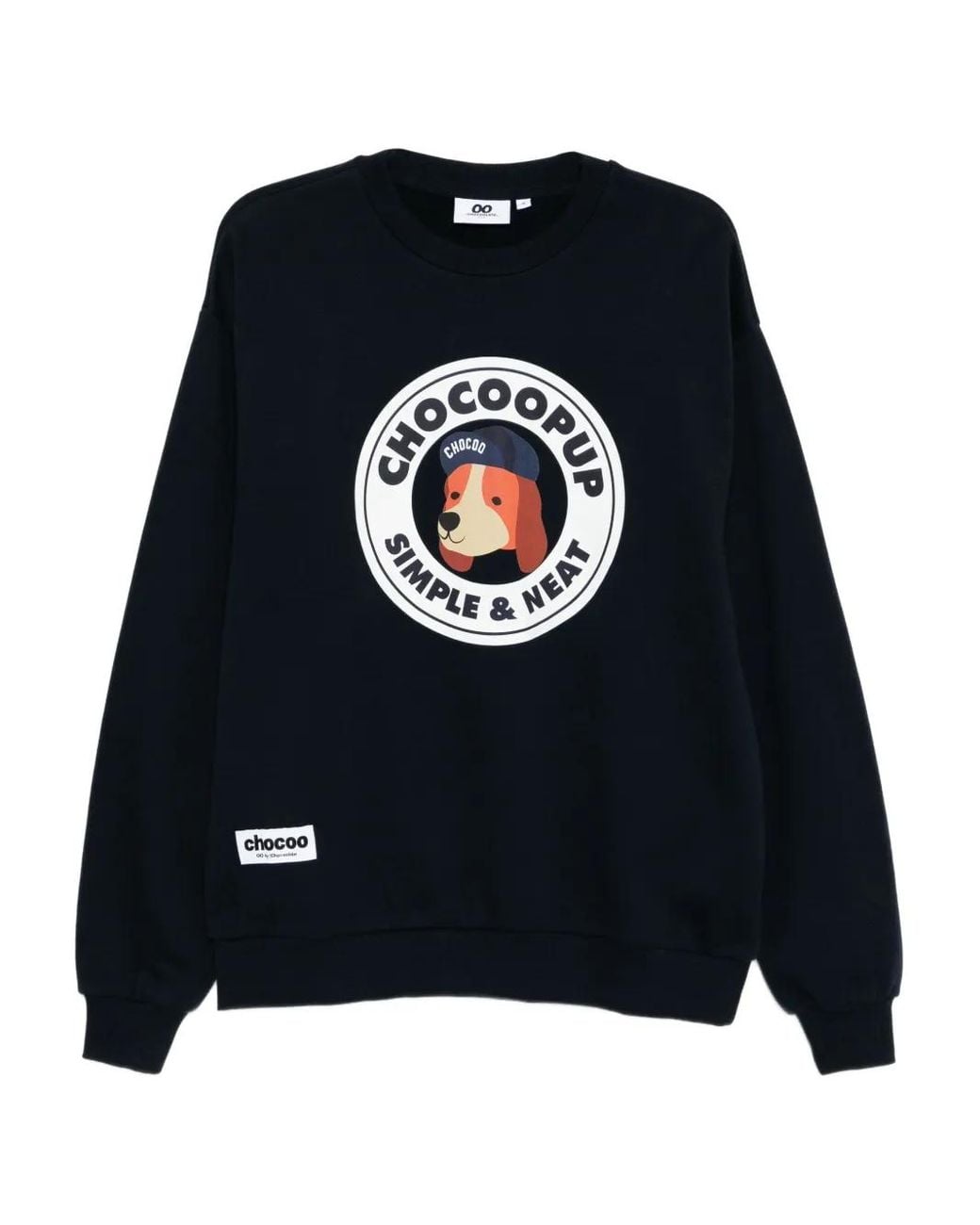 Chocoolate Black Chocoo Pup Sweatshirt for men