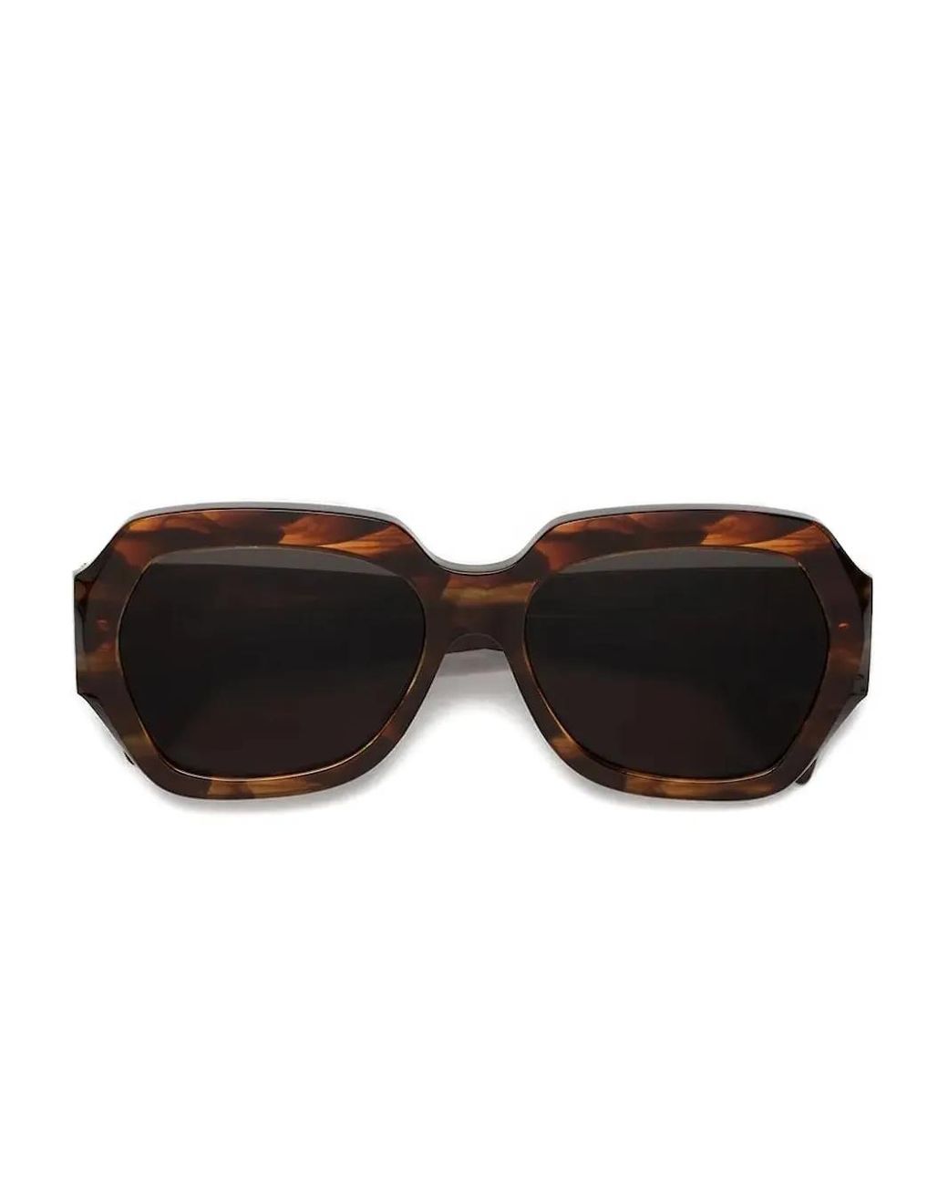 Retrosuperfuture Black Geometric Tortoiseshell Sunglasses