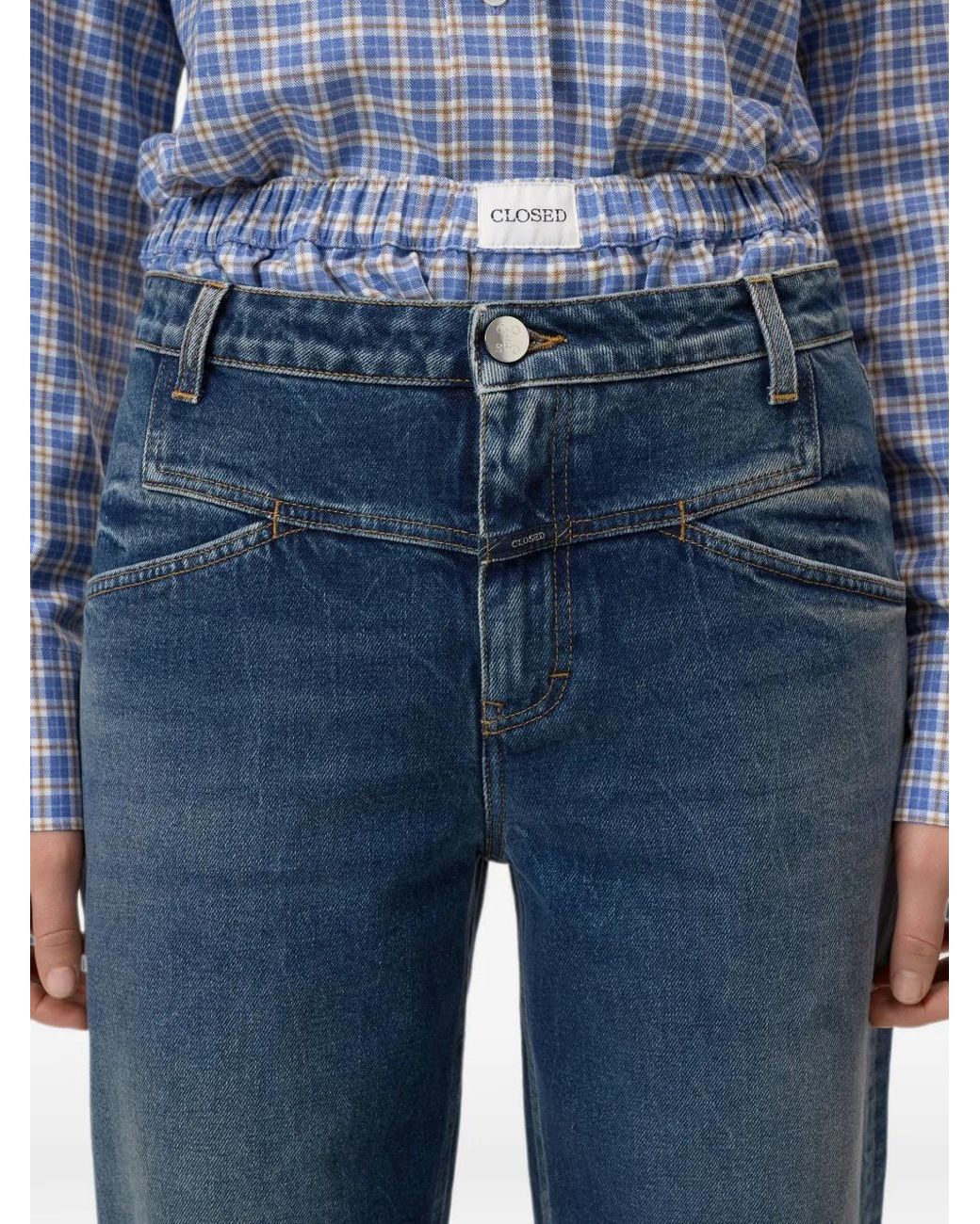 Closed Blue Stover-X Tapered Jeans