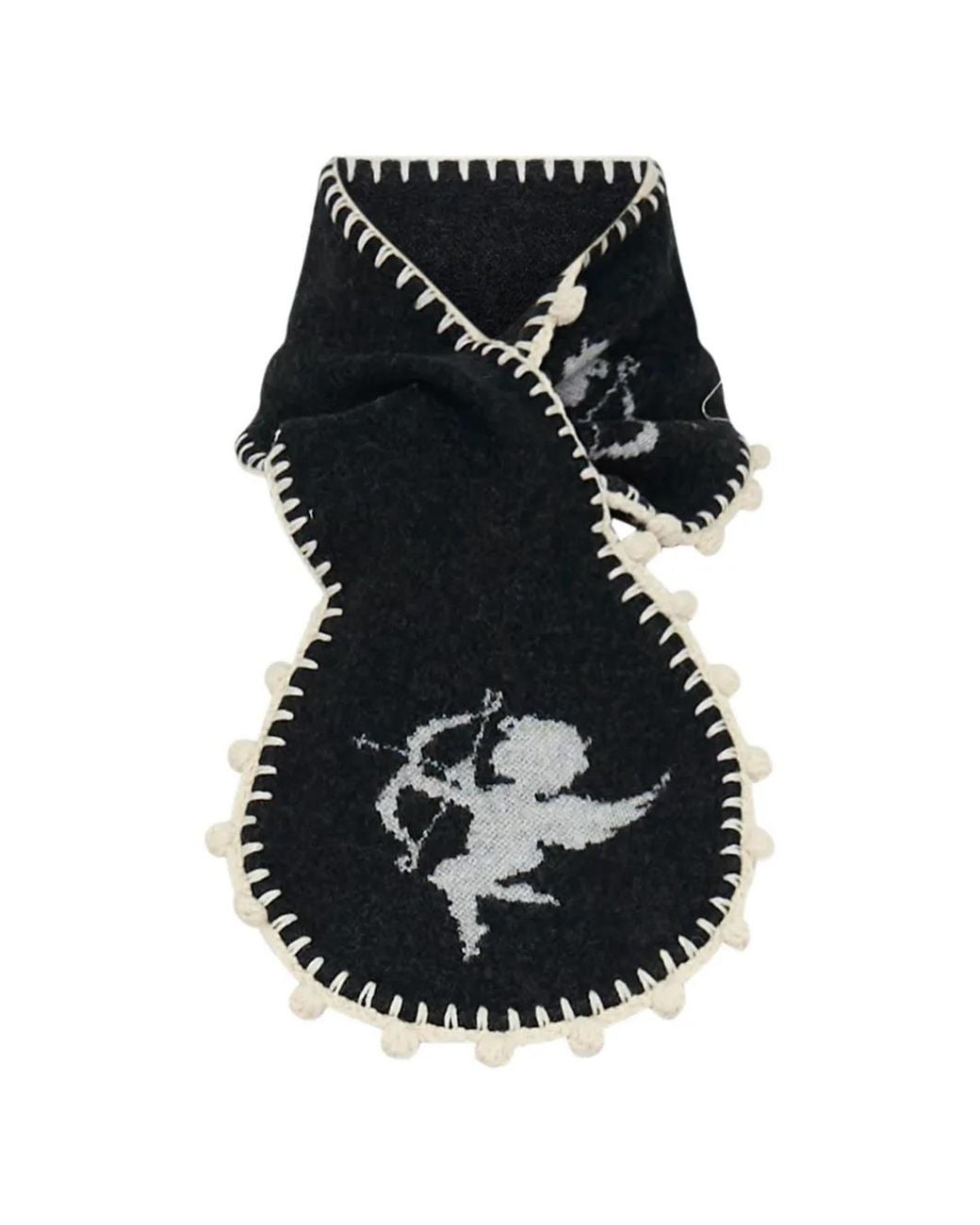 Sciarpa Cupid di Renli Su in Black