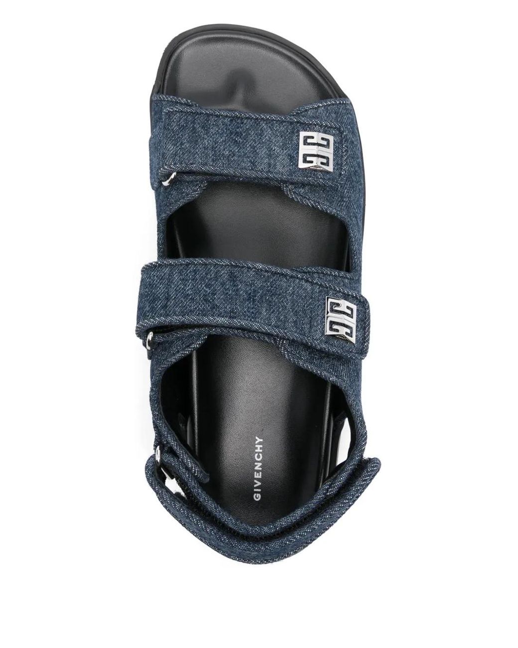 Givenchy Blue Jeans-Sandalen