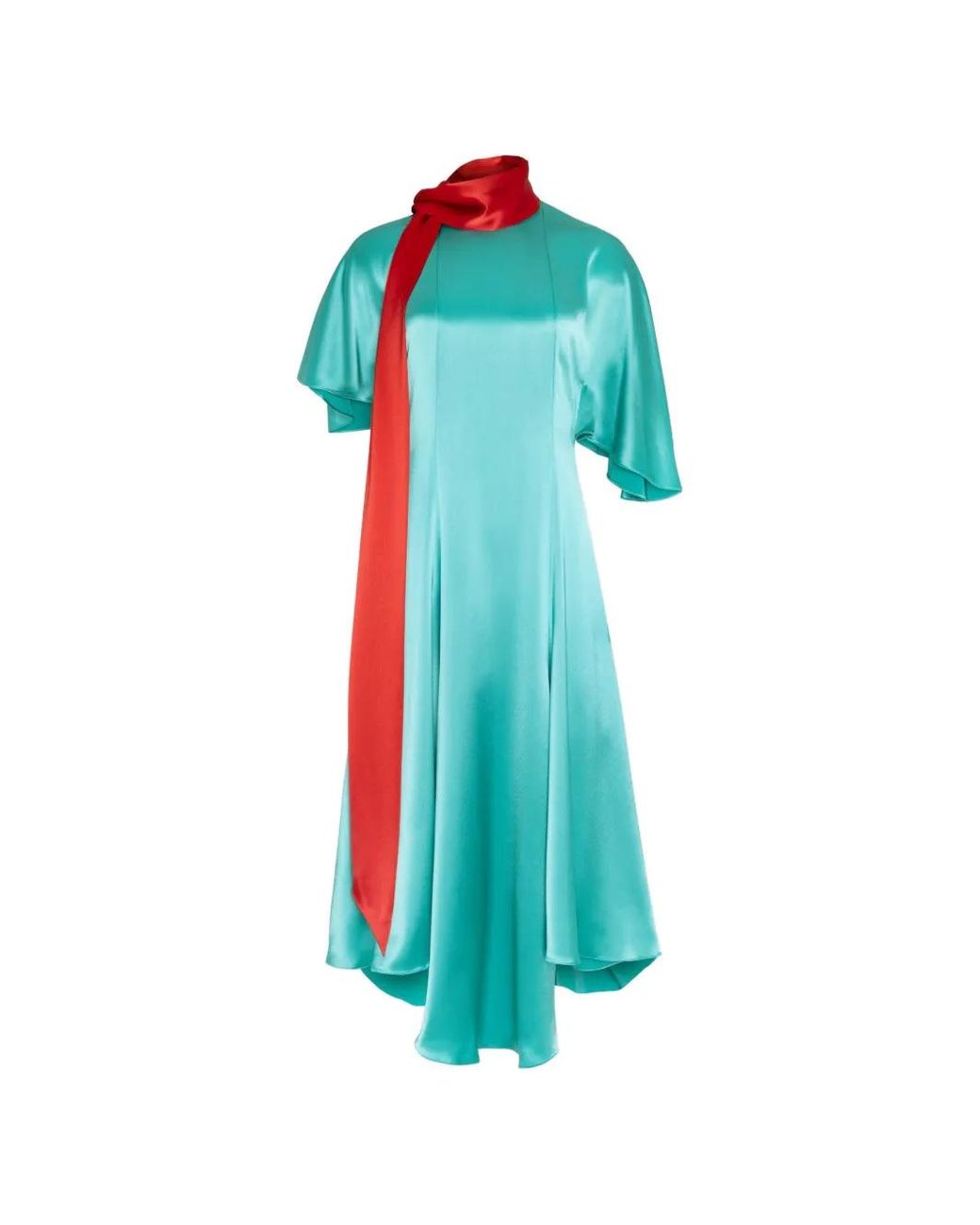 Roksanda Blue Robe Wren À Design Asymétrique