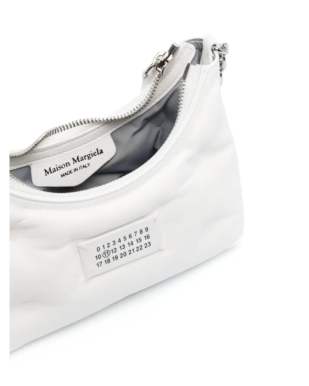 Maison Margiela White Micro Glam Slam Shoulder Bag for men