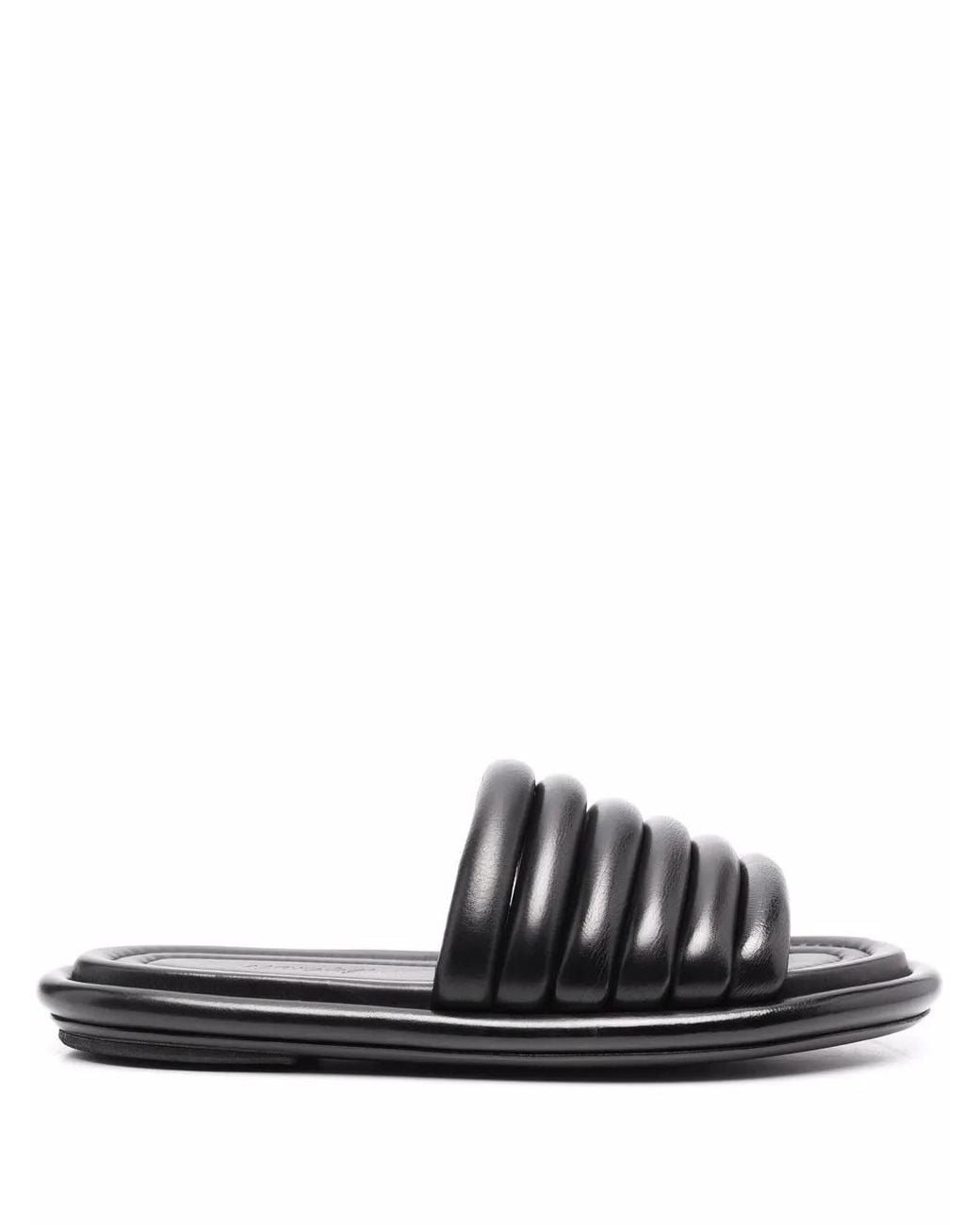 Marsèll Black Spalmata Tubular Sandals