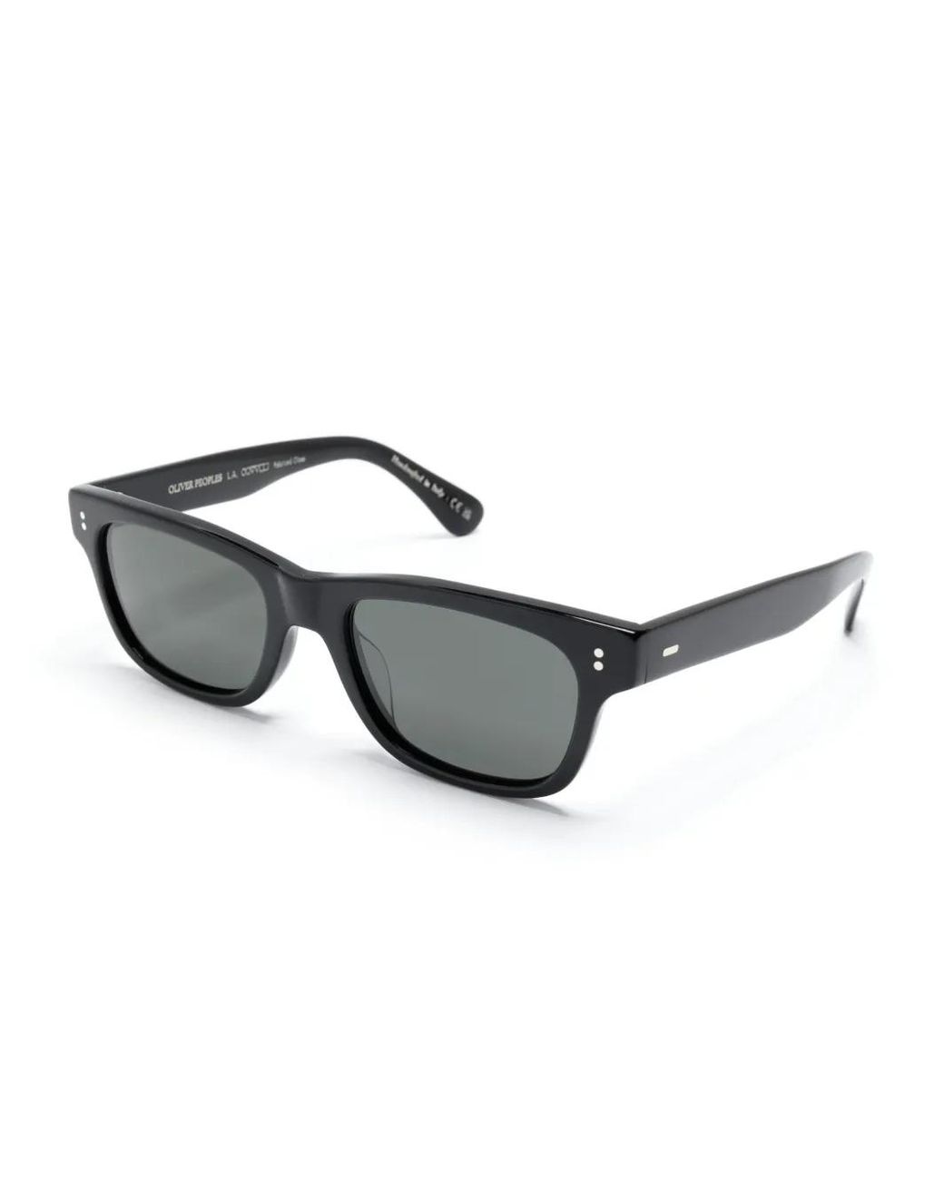 Oliver Peoples Gray Rosson Rectangle-Frame Sunglasses
