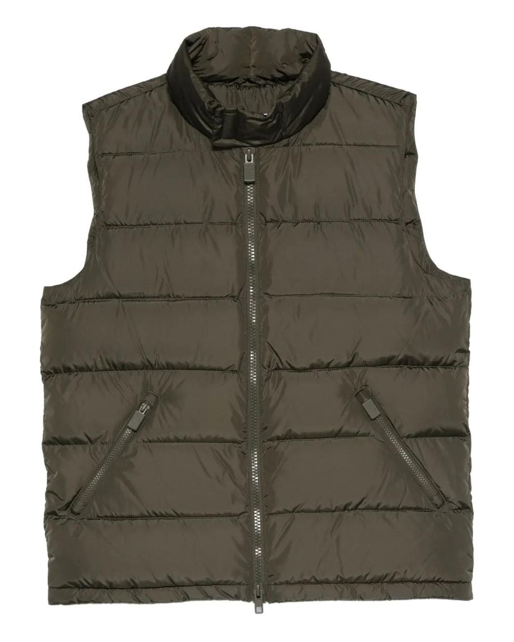 Chaleco Acolchado Con Cremallera Aspesi de hombre de color Green