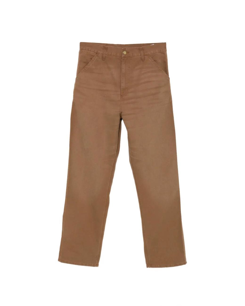 Carhartt White Organic Cotton Trousers for men