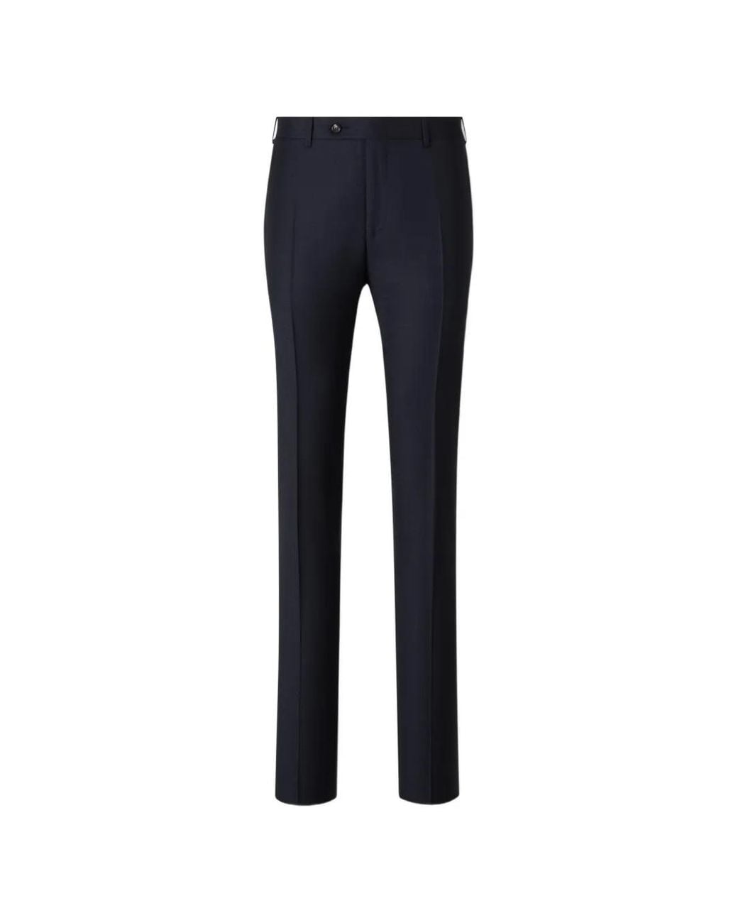 Canali Blue Costume Boutonné À Carreaux for men