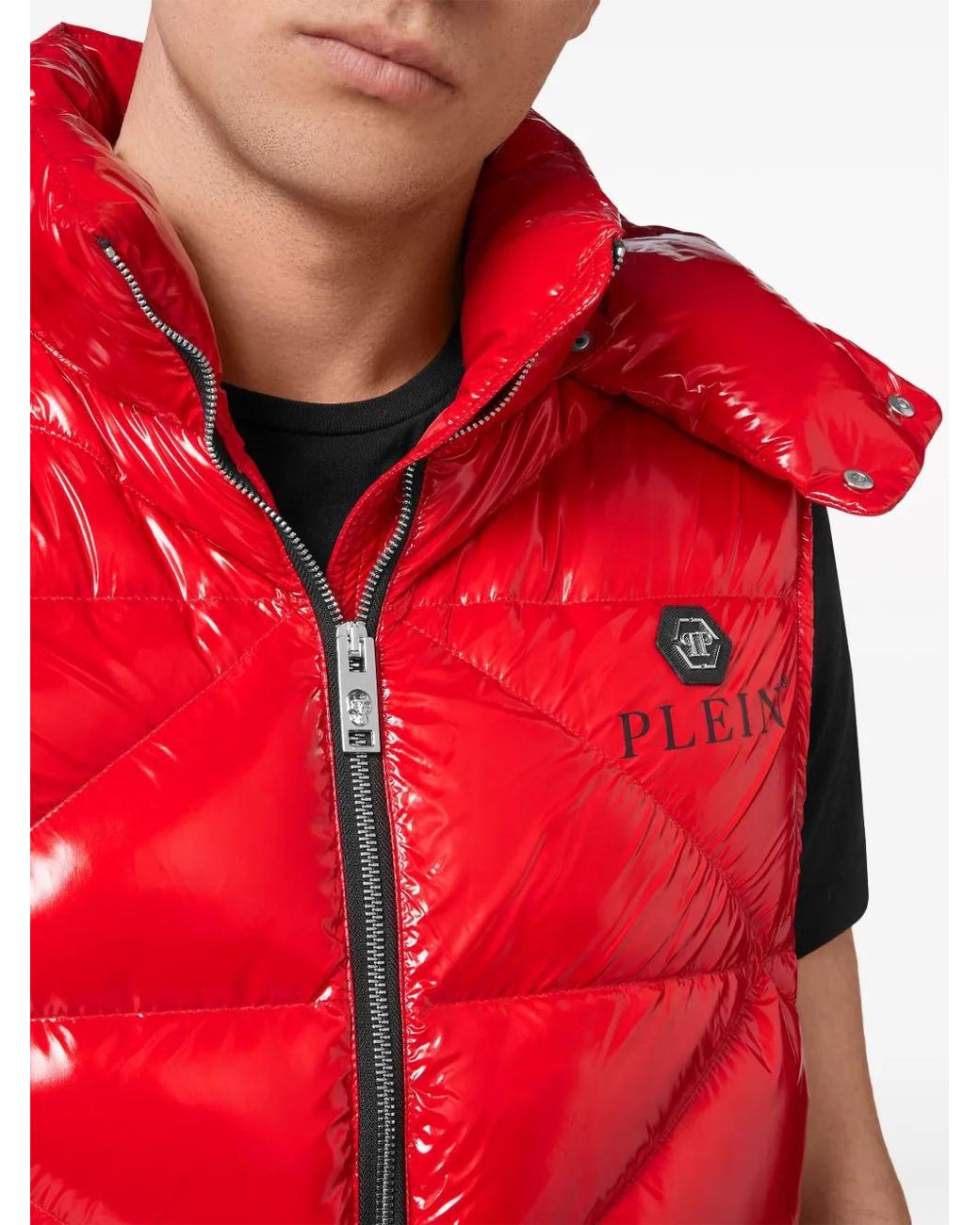Philipp Plein Red Puffer for men