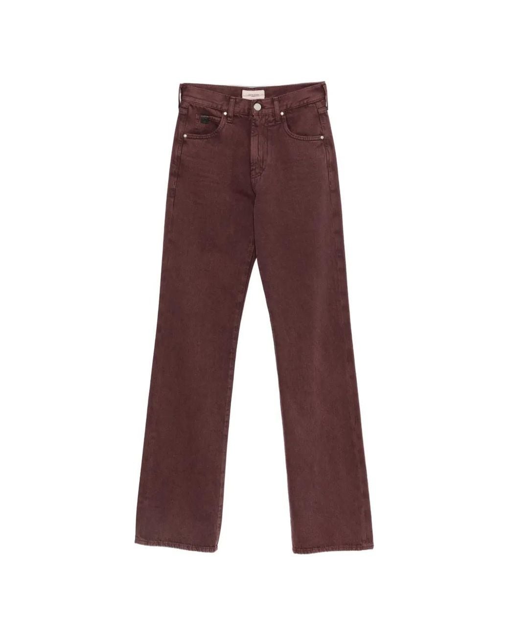 Jacob Cohen Purple Cara Logo-Patch Jeans
