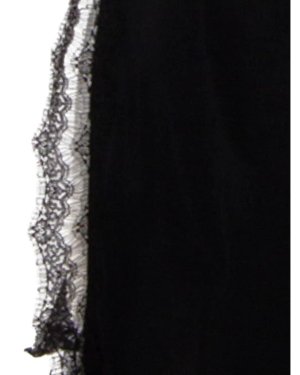 Blumarine Black Long-Sleeved Lace Dress
