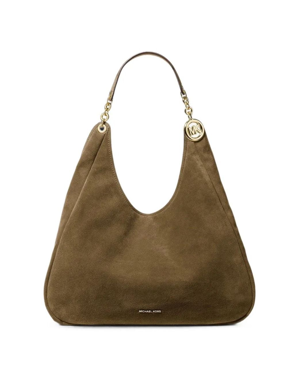 Michael Kors Natural Large Ellie Suede Tote Bag