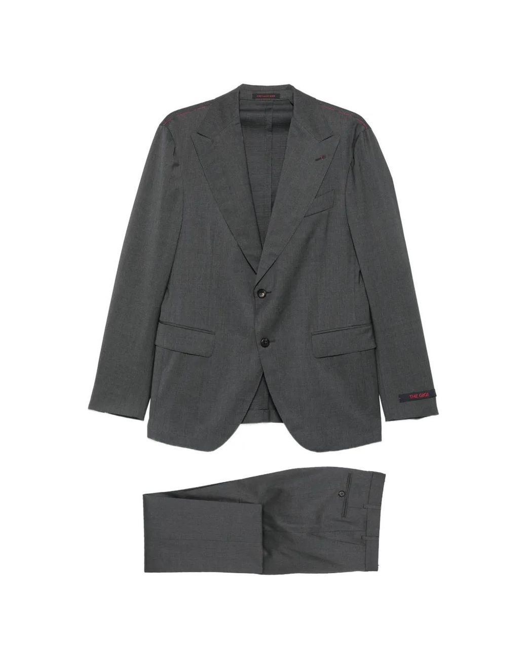 The Gigi Gray Single-Breasted Tailored Suit for men