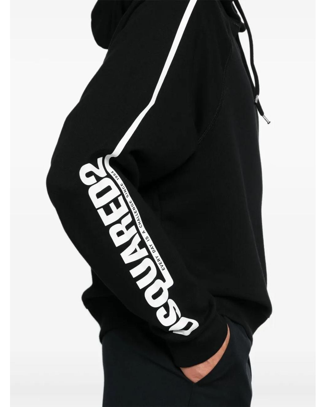DSquared² Black Cipro Hoodie for men