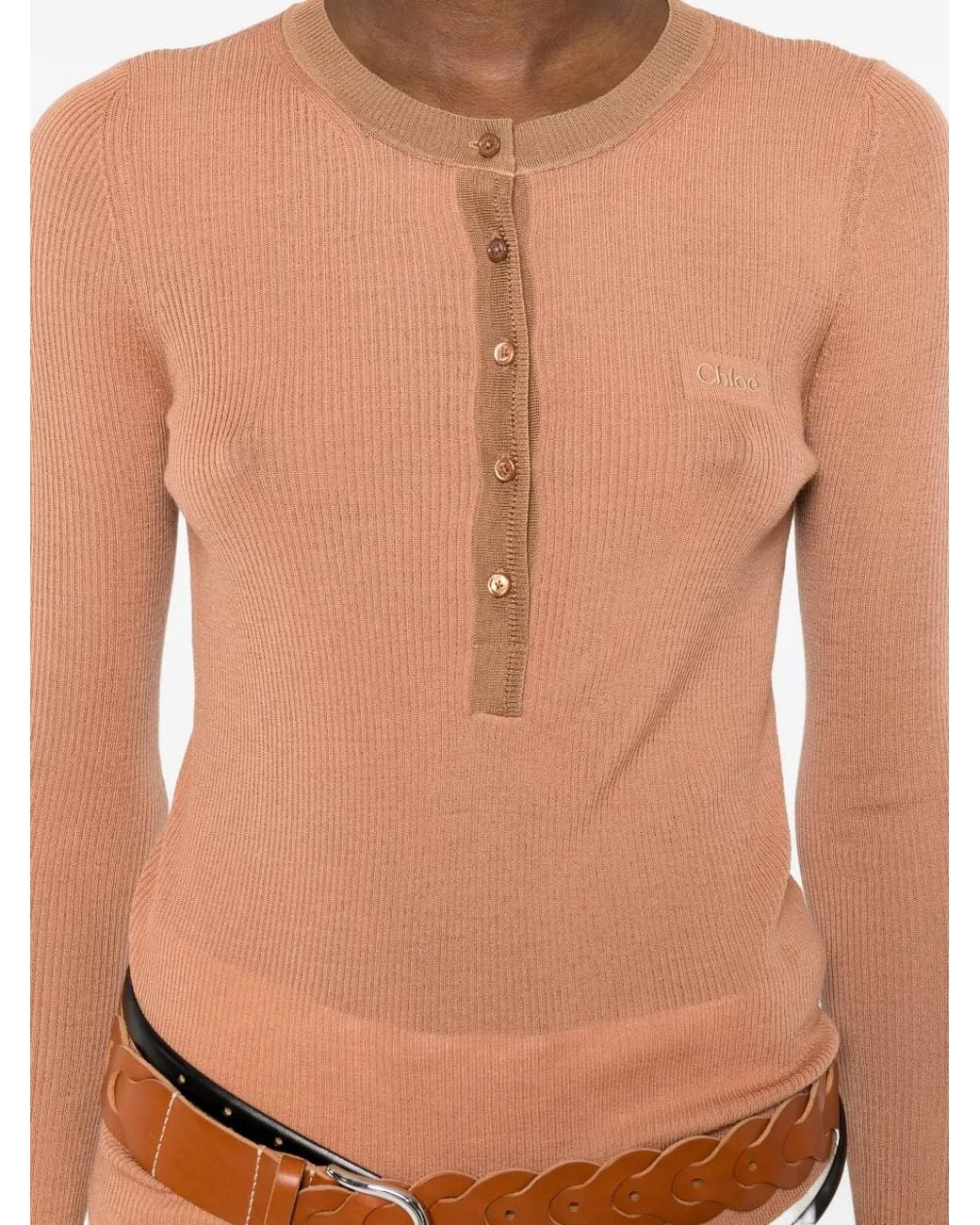 Chloé Pink Long-Sleeve T-Shirt