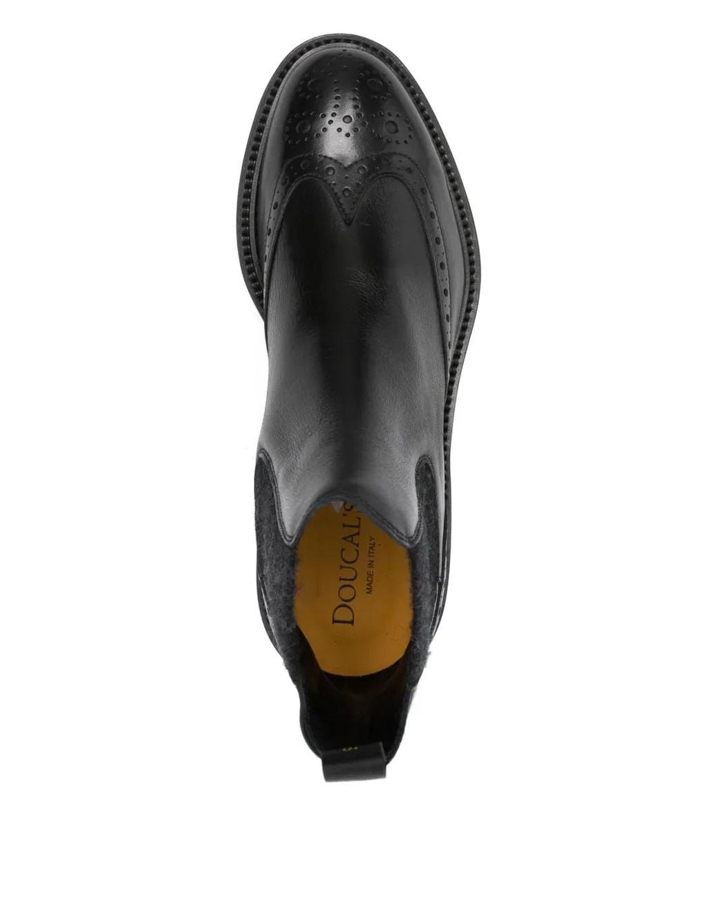 Doucal's Black Stiefel Mit Elastischen Einsätzen