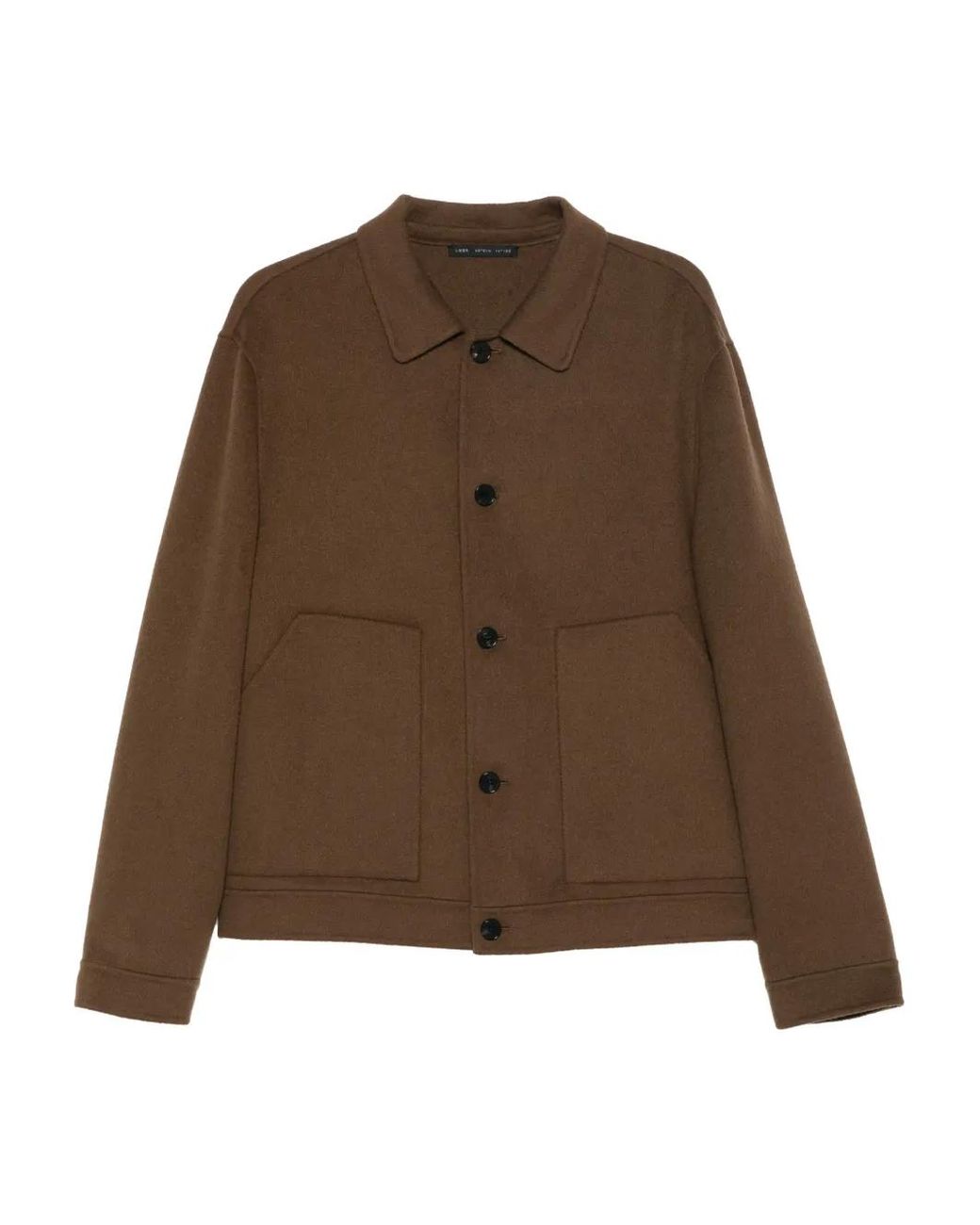 Low Brand Brown Button-Up Jacket for men