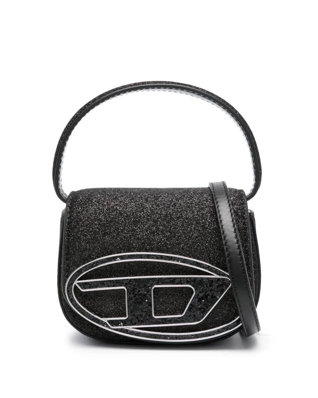 Mini sac à main 1Dr à paillettes DIESEL en coloris Noir | Lyst