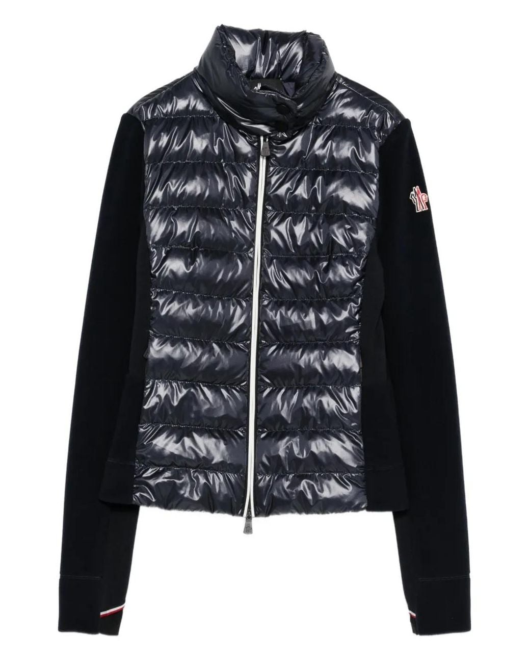 Moncler Black Padded Zip-Up Jacket