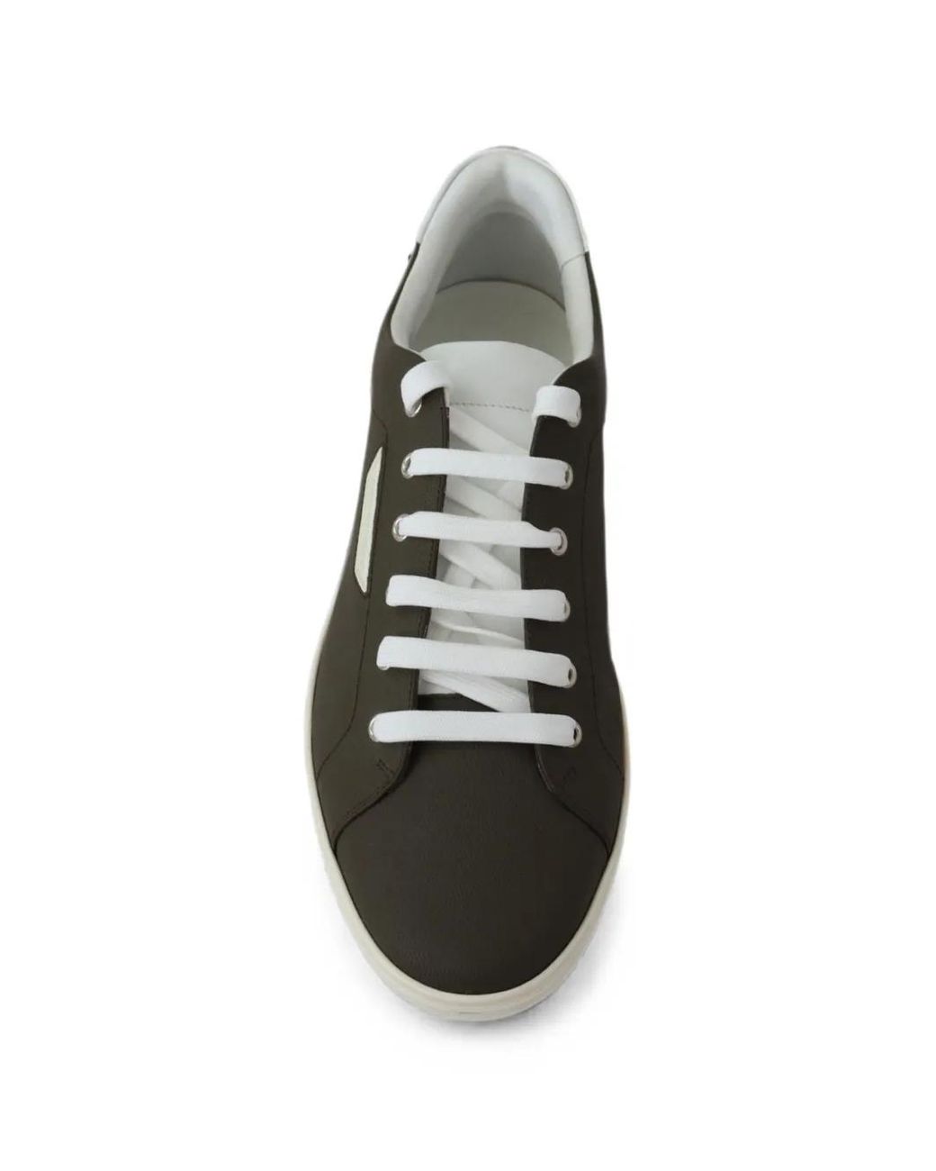 Dolce & Gabbana Black Logo-Plaque Low-Top Sneakers for men
