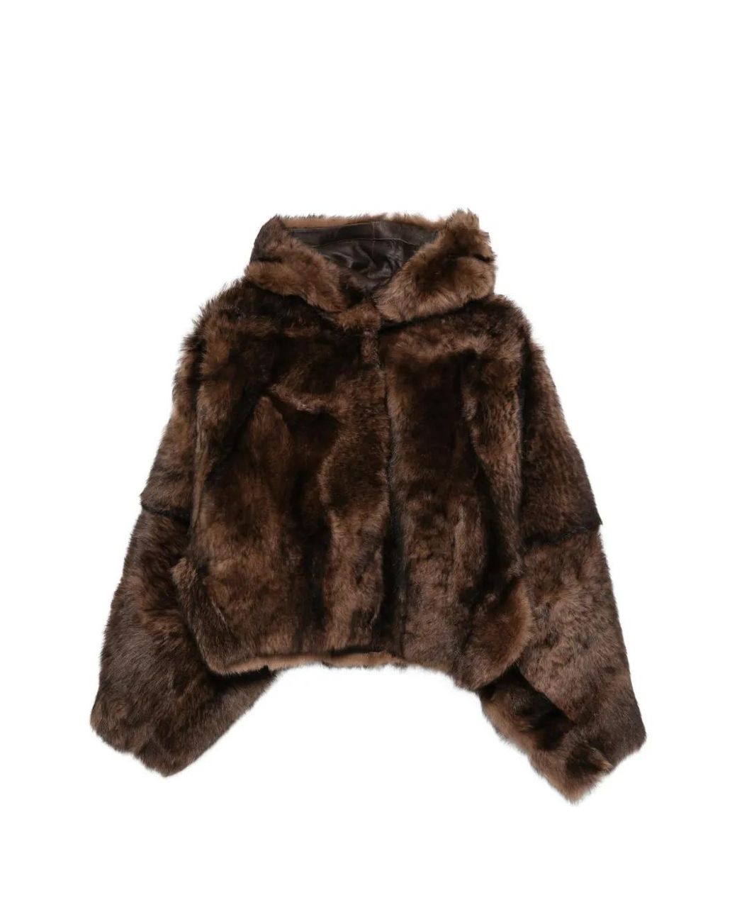 UTZON Brown Hooded Reversible Jacket