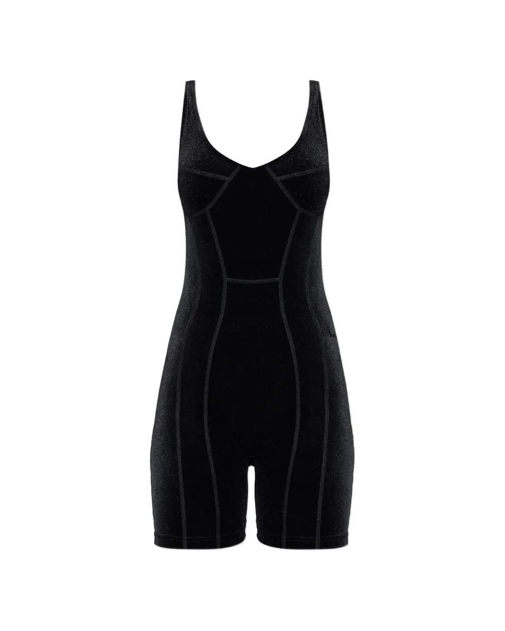 Vetements Black Seam-Detail Jumpsuit