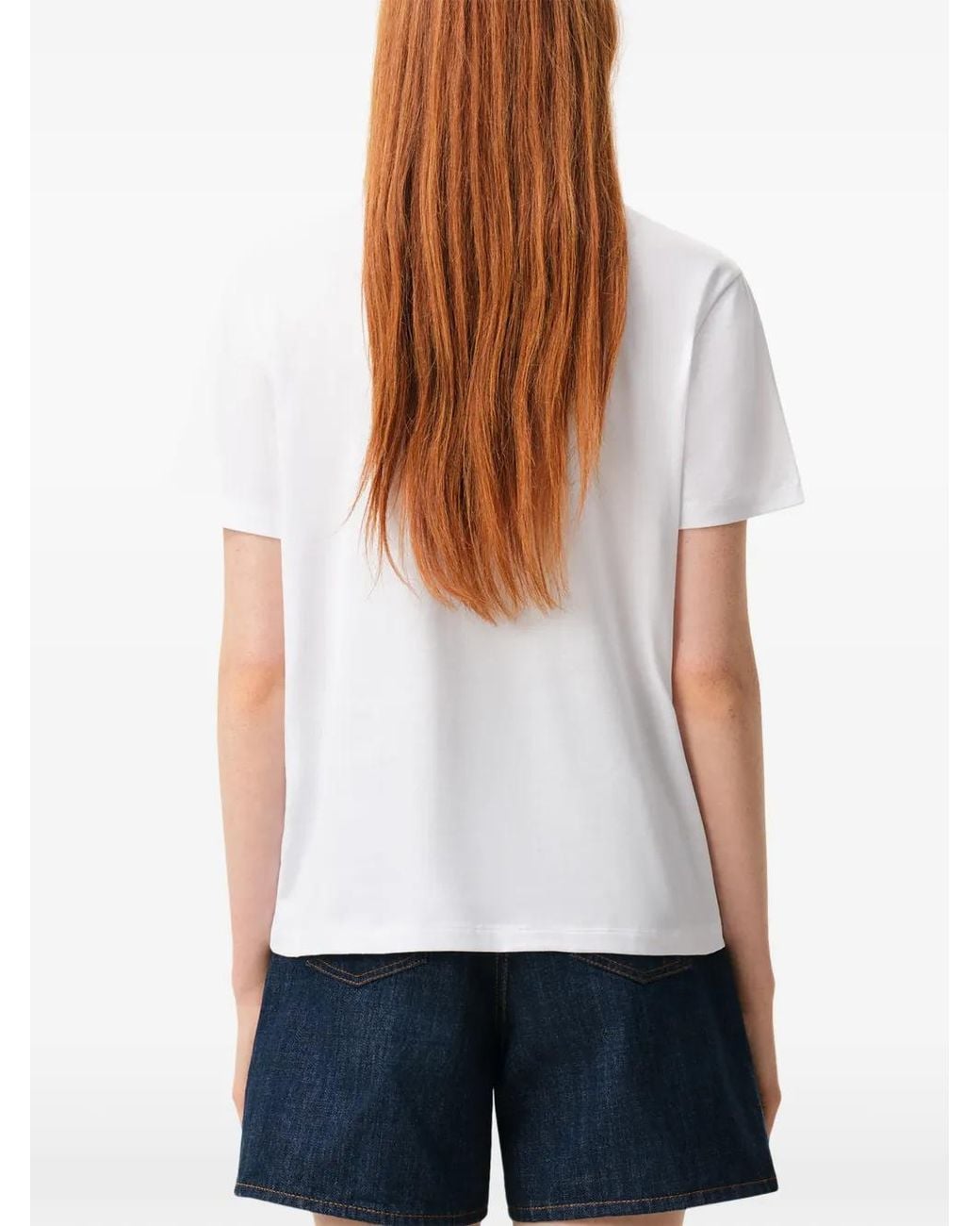 Chemise Ami De Cœur À Logo Brodé AMI en coloris White
