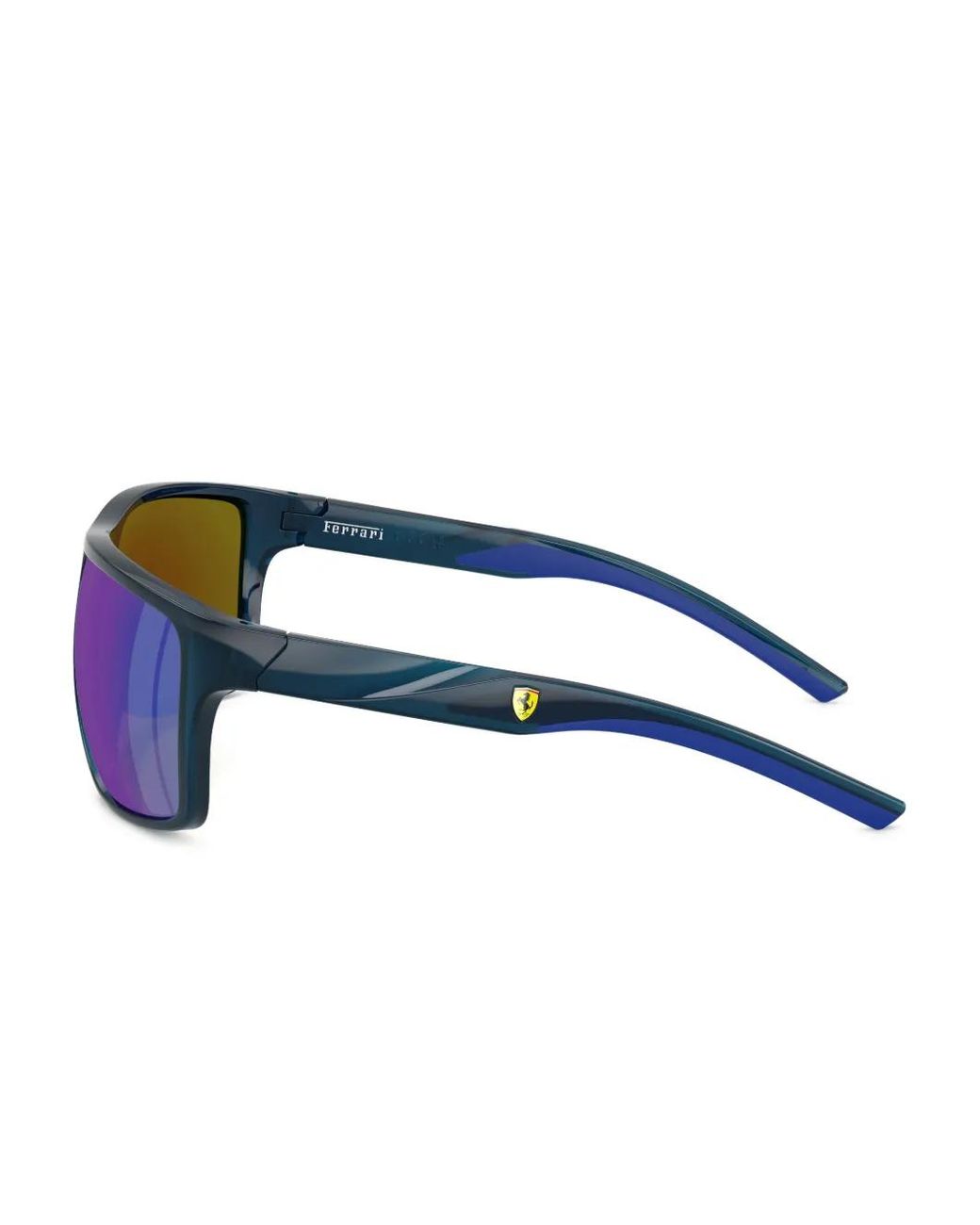 Scuderia Ferrari Blue Rectangle-Frame Tinted Sunglasses for men
