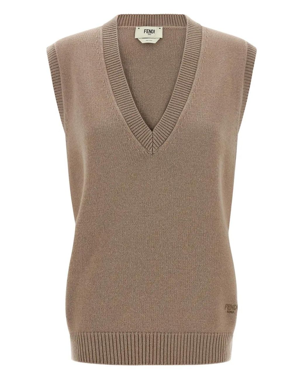 Fendi Kasjmier Tanktop in het Brown