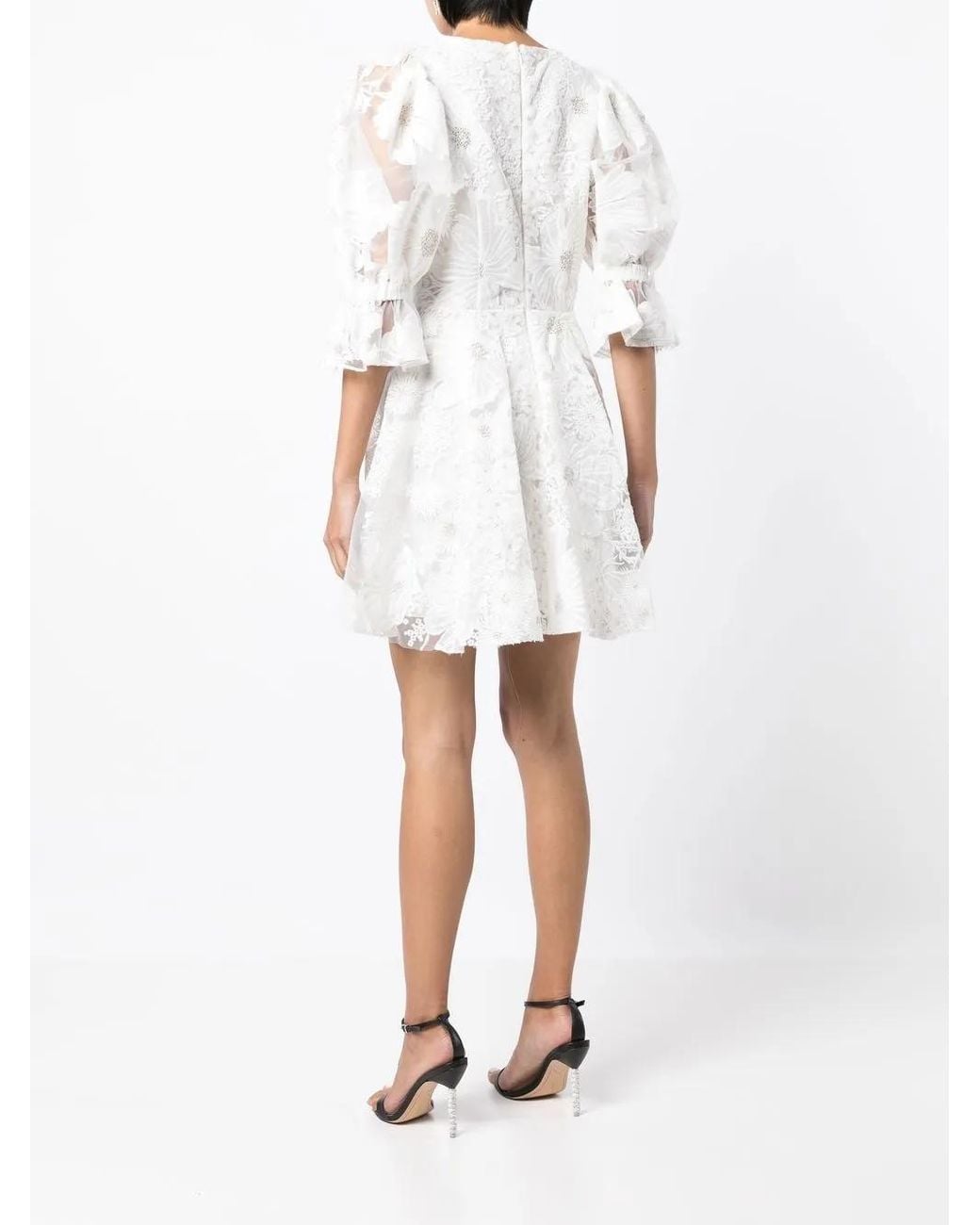 Macgraw Mini-Jurk Met V-Hals in het White