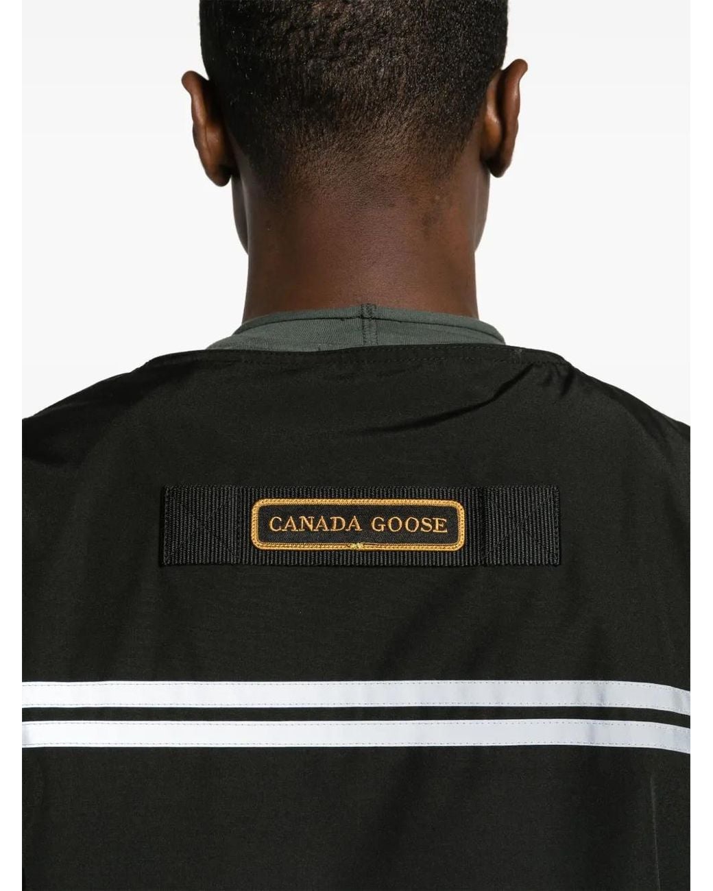 Canada Goose Black Cg Canmore Vest for men